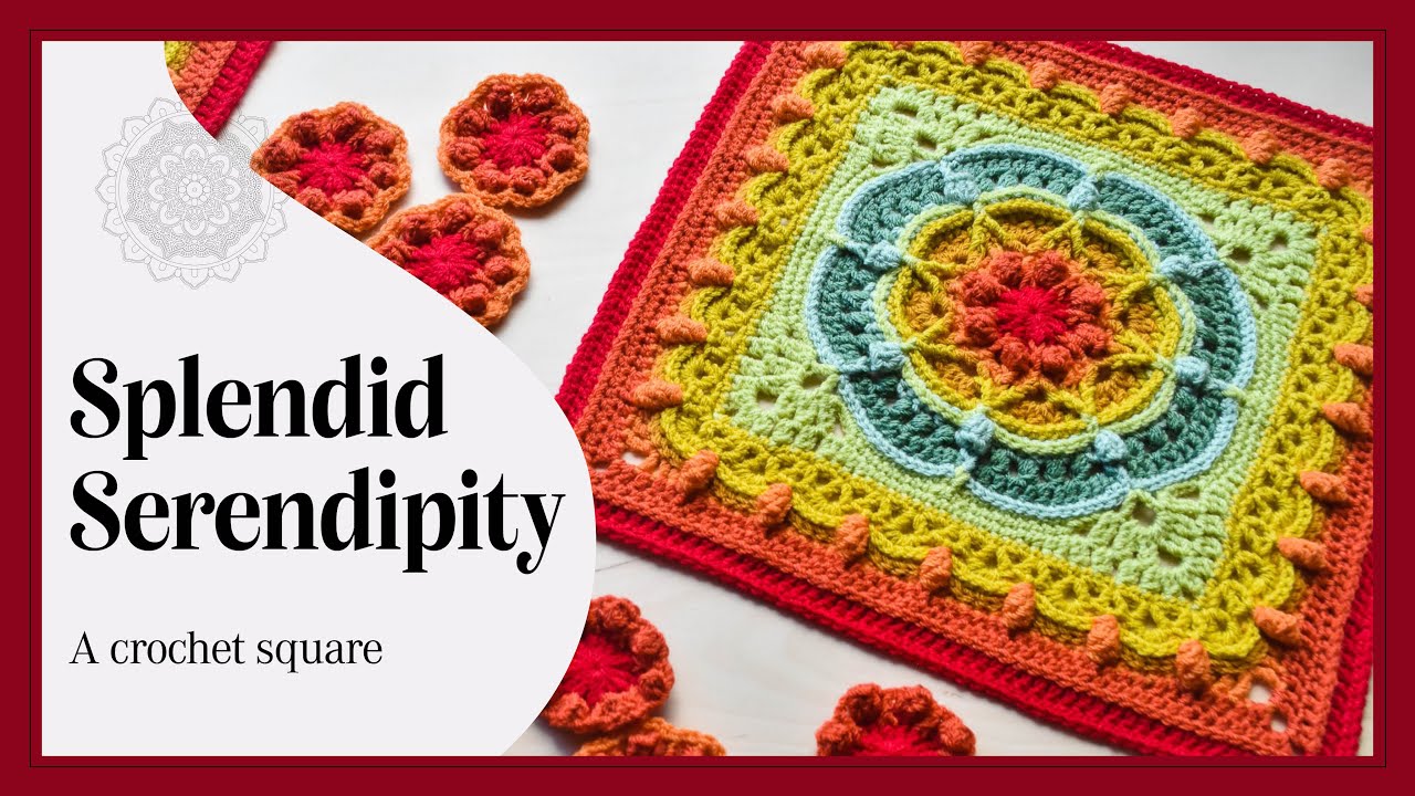 Crochet: Splendid Serendipity the Square Tutorial | The Loopy Stitch