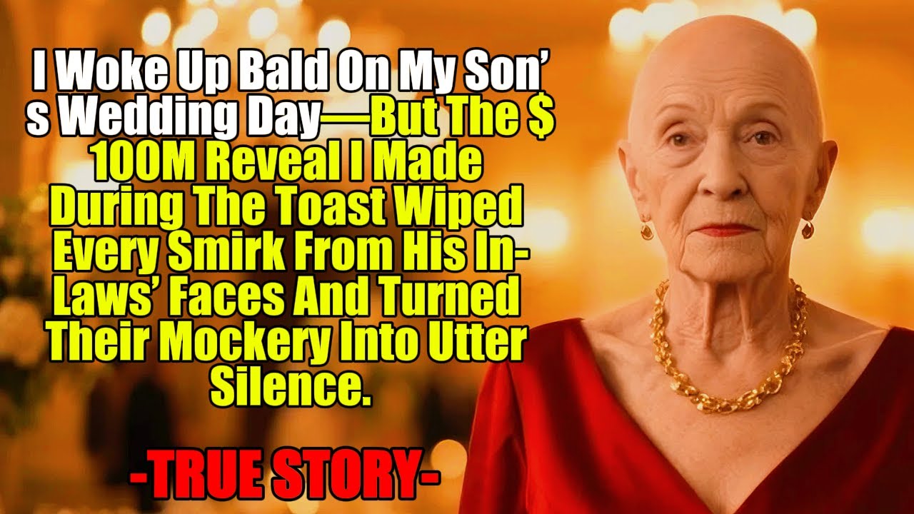True Story From This Grandma👵❤️I Woke Up Bald On My Son’s Wedding Day—But The $100M Reveal I Made...