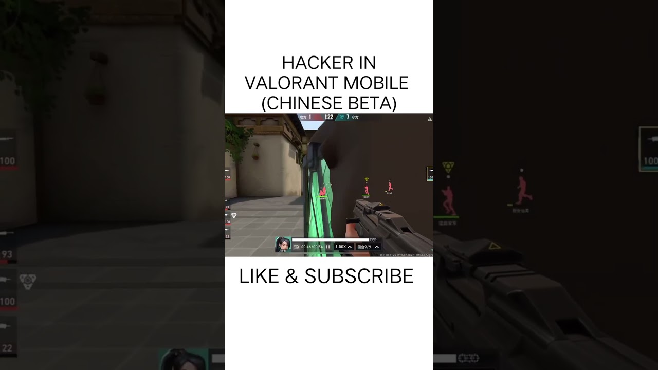 HACKER IN VALO MOBILE 😱 #valomobile #valorantaccess #valorantmobile #riotgames