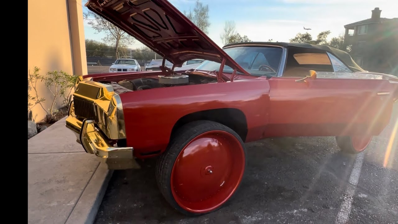 1973 DONK On 30inch Floaters For Sale. How Much Would You Pay ? #donk #chevy #bigrims 
