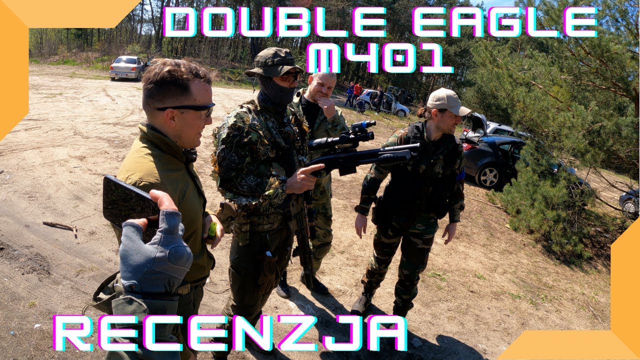 Profesjonalna recenzja Strzelby M401 od Double Eagle [4k + scope cam]