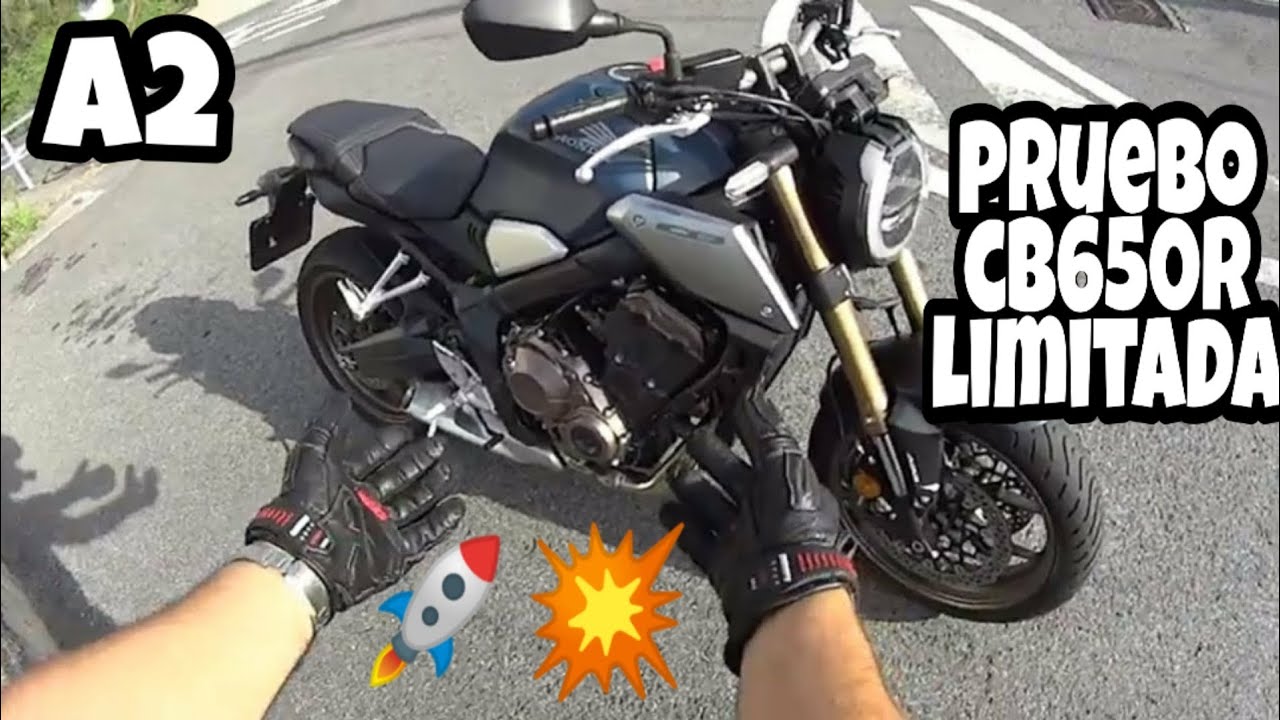 HONDA CB 650 R limitada A2🚀Prueba por Donostia San Sebastian 😍