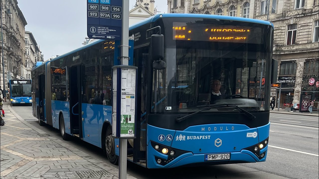 Ikarus MABI Modulo M168d €6 (2016) ZF Ecolife PMP-920 BKV 🇭🇺