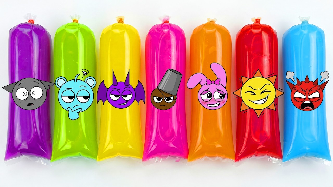 💖Paper DIY💖 Opening Colorful Water Blind Bags &ndash; Best Sprunki Ever?!