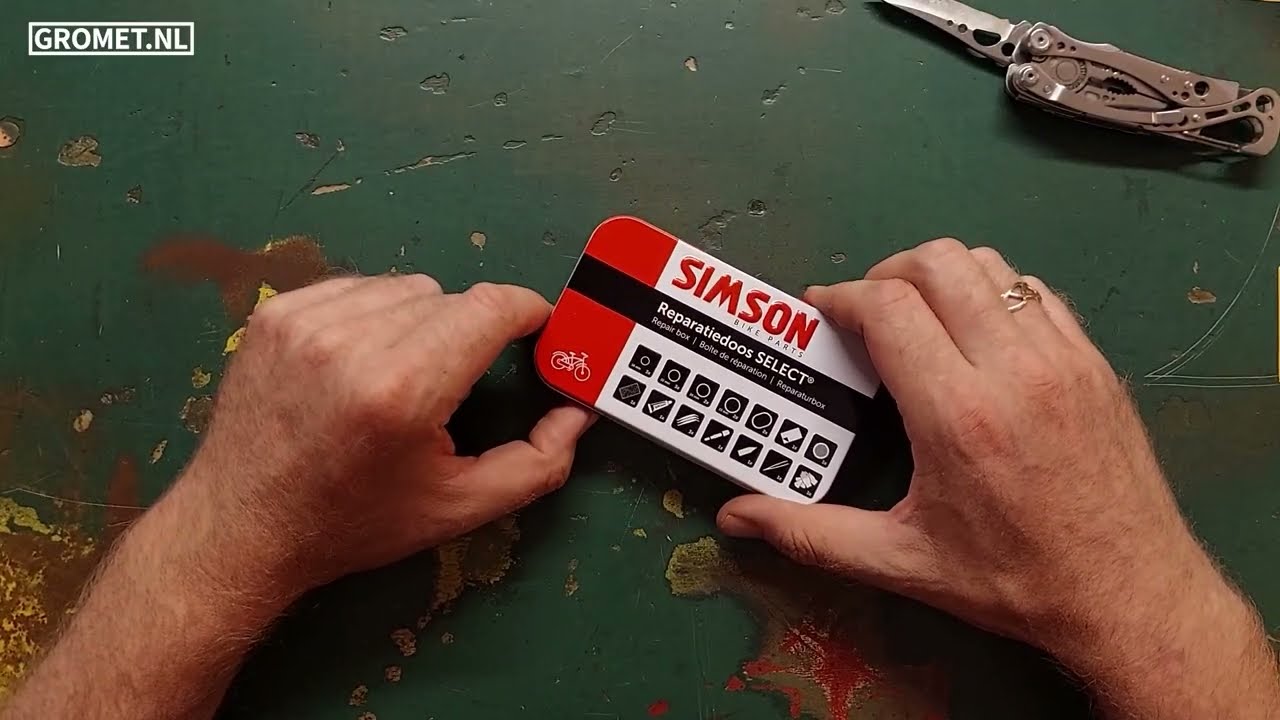 Simson SELECT reparatiedoos banden reparatie set review