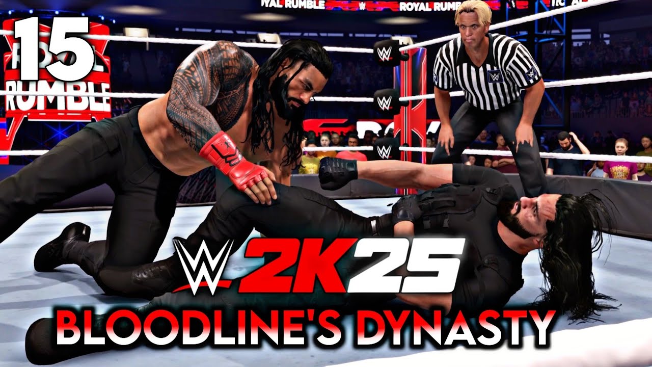 WWE 2K25 - 2K SHOWCASE - Ep 15 | Roman Reigns vs Seth Rollins - Royal Rumble 2022