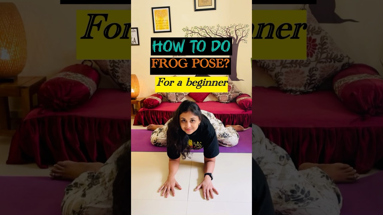 Frog pose (Mandukasana) For Beginners! #shorts #viralshorts #trending #youtubeshorts #yoga