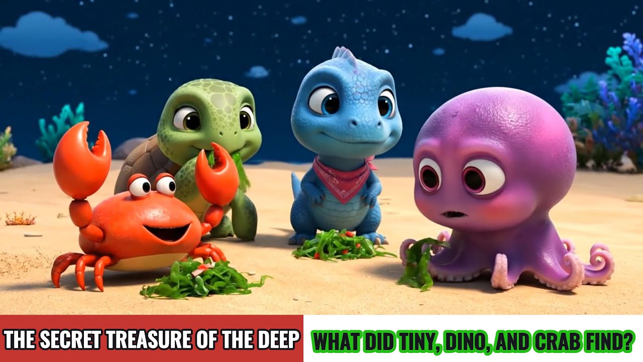 The Secret Treasure of the Deep: What Did Tiny, Dino, and Crab Find?
