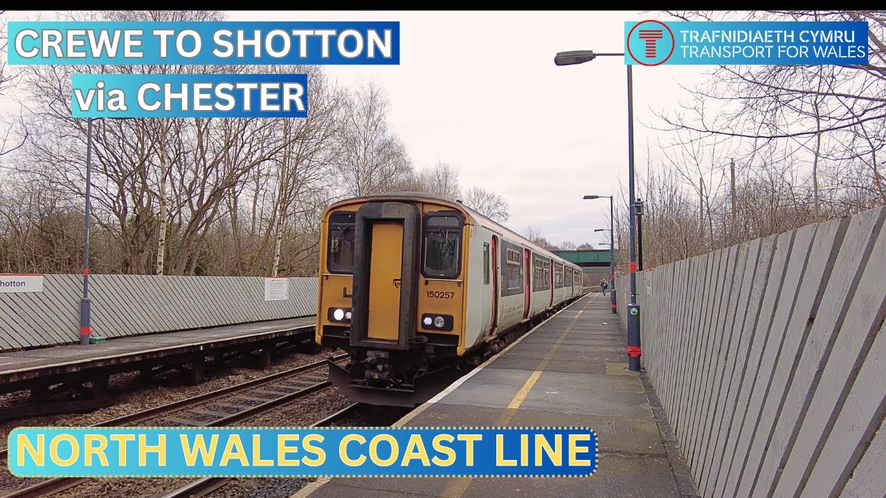 Transport for Wales Class 150 Report - Crewe to Shotton Via Chester on the NWML