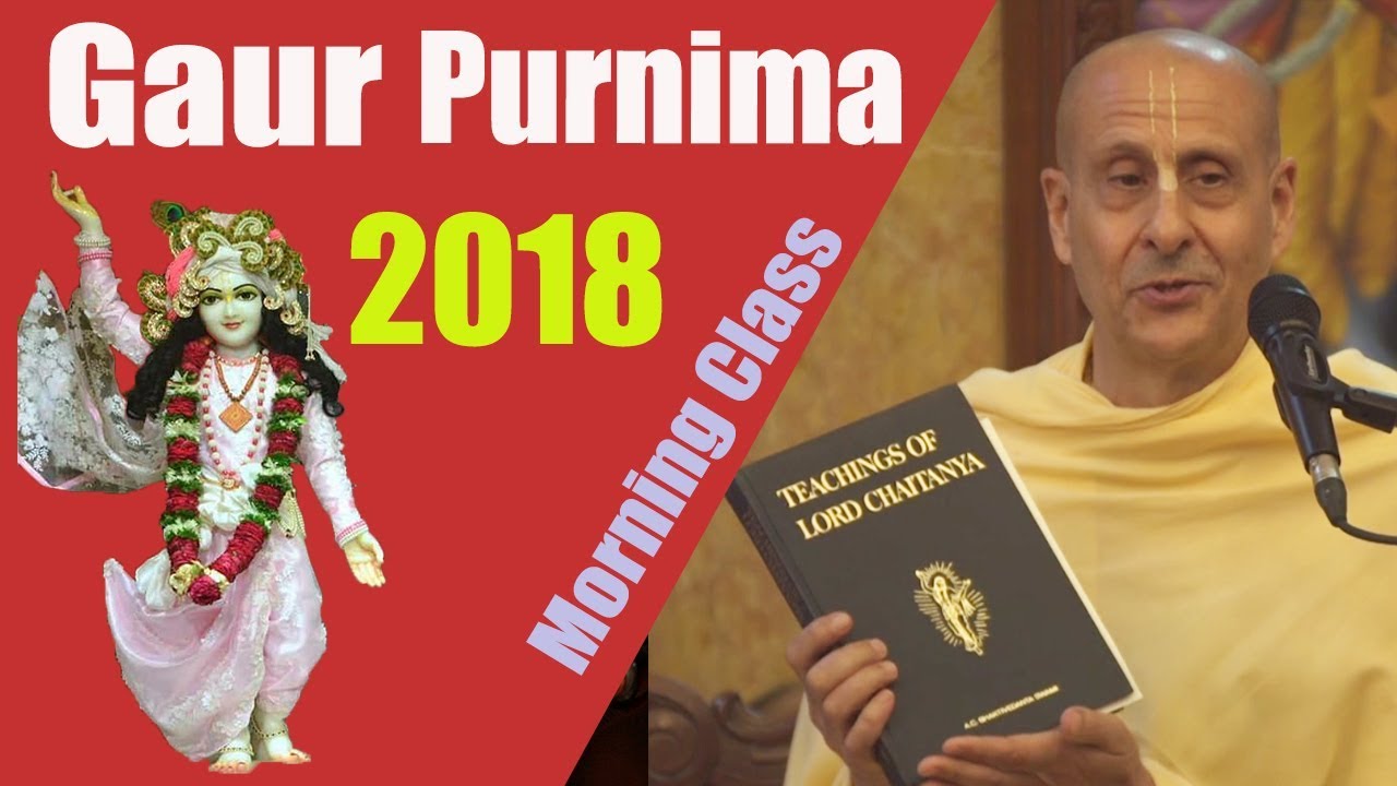 Advent Of Lord Gauranga - 2018 | HH Radhanath Swami | ISKCON Chowpatty