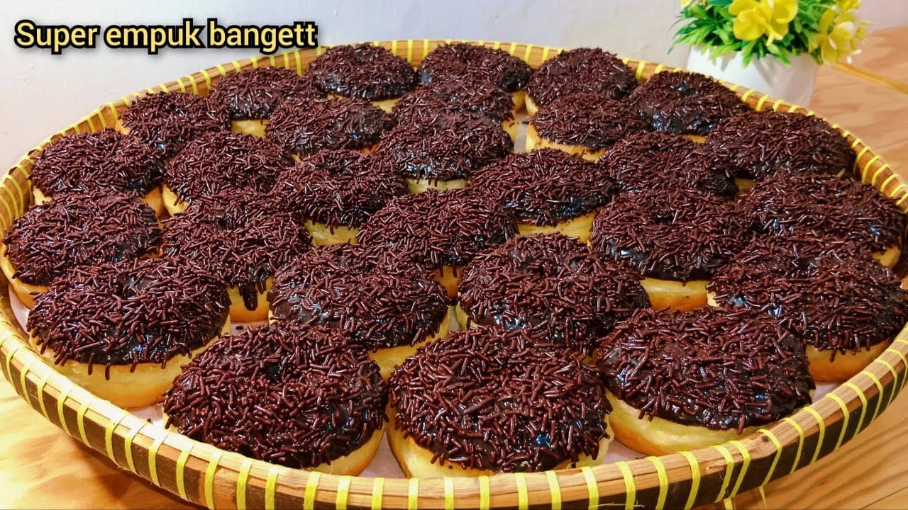 Donat kentang ½ kg tepung 2 telur super empuk banget