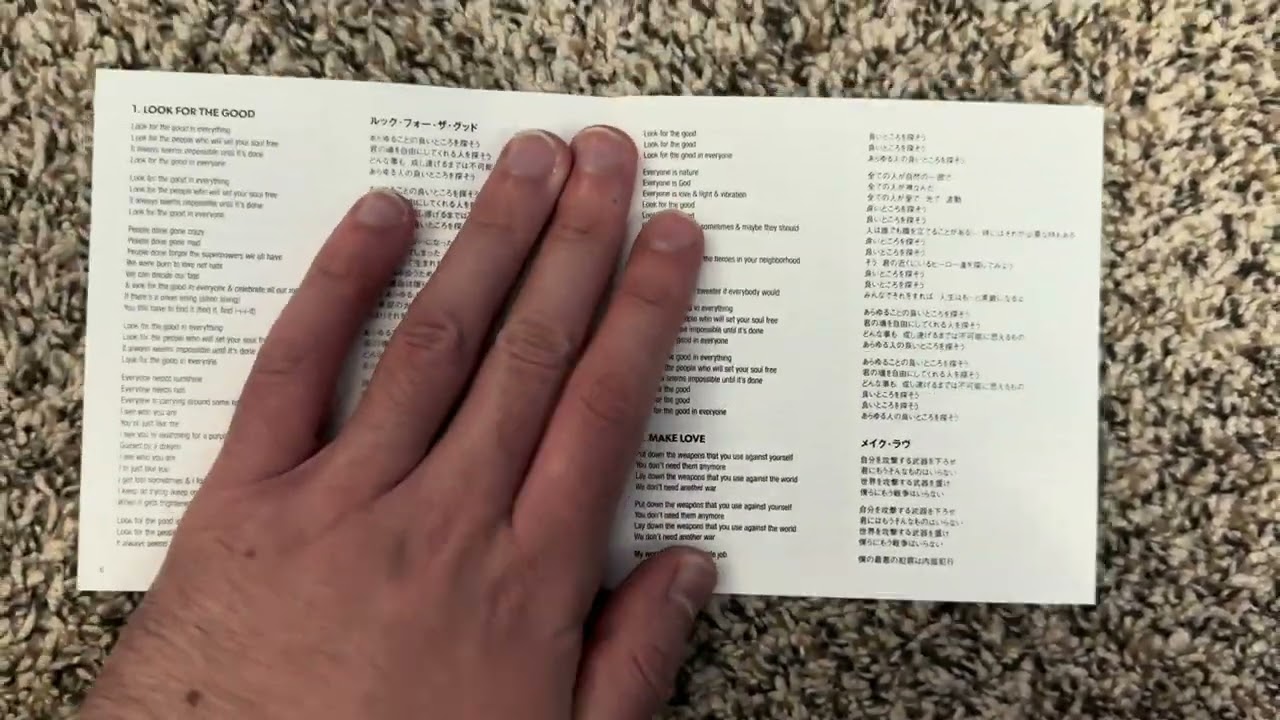 Jason Mraz Look For The Good Japan CD unboxing 