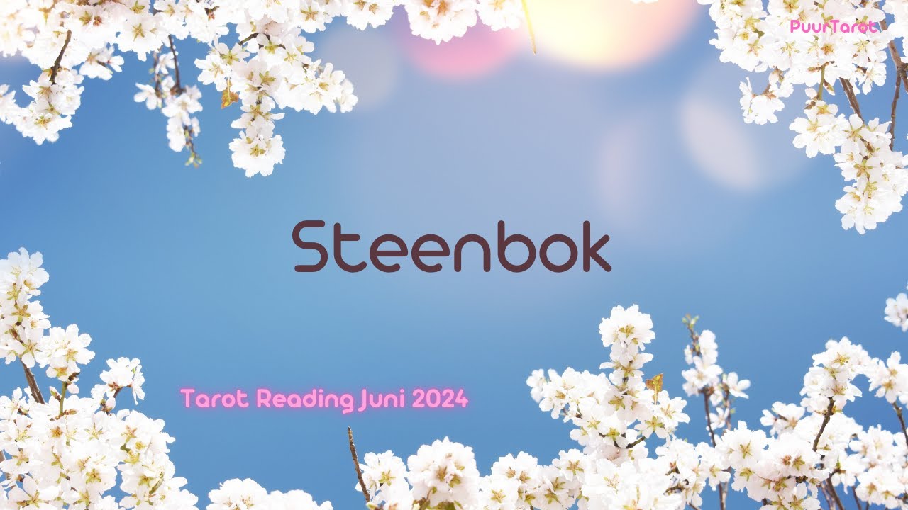 Steenbok - Deze Persoon Wilt Heel Snel Naar Je Toe Komen Maar..... #juni #tarot 2024