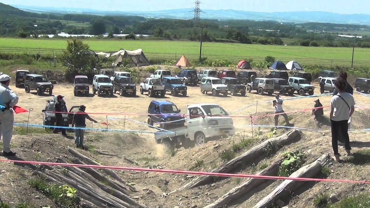 JCJ北海道トライアルごっこ2015　飯澤選手　ダイハツ　ハイゼット S210Pトラック　3セク4ク