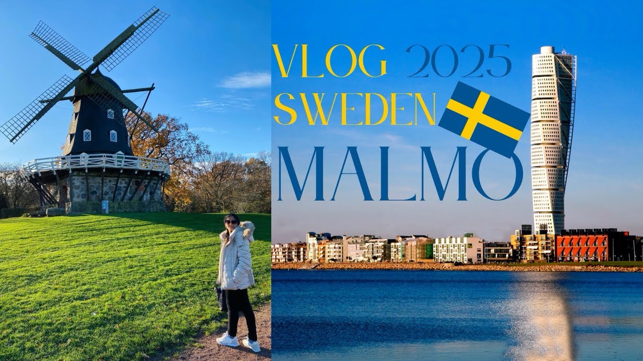 Malmö Walking Tour 🇸🇪: Nordic Charm, Modern Vibes & City Life | Sweden Vlog HD (2025)