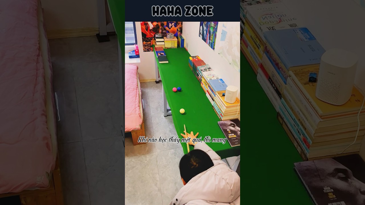 Biến b&agrave;n học th&agrave;nh b&agrave;n bi da