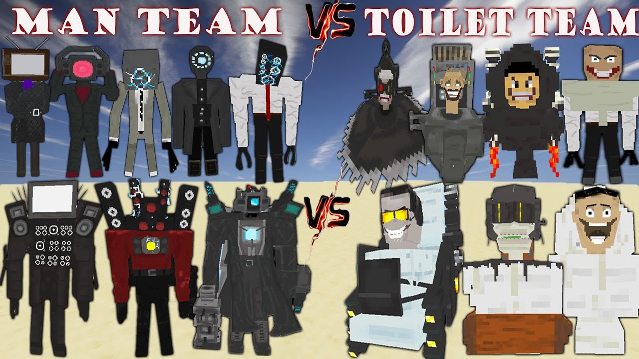 New Upgraded Toilet vs All Skibidi MAN, TV MAN, Speakerman, Cameraman