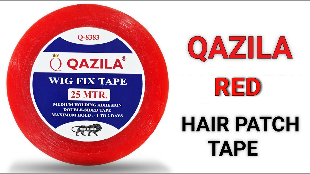Hair patch tape| Hair wig tape| Double-sided|Red|25 meter