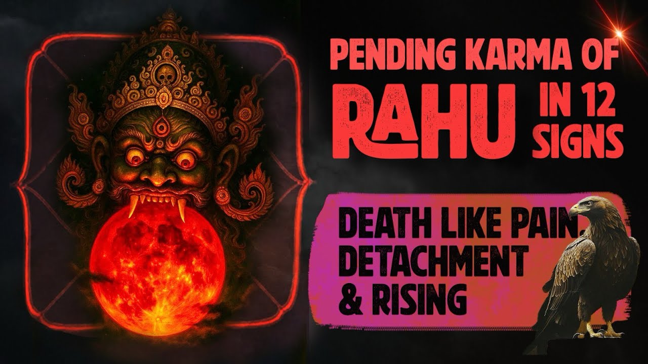 Depression to Manifestation || Rahu in 12 signs Pending karma 