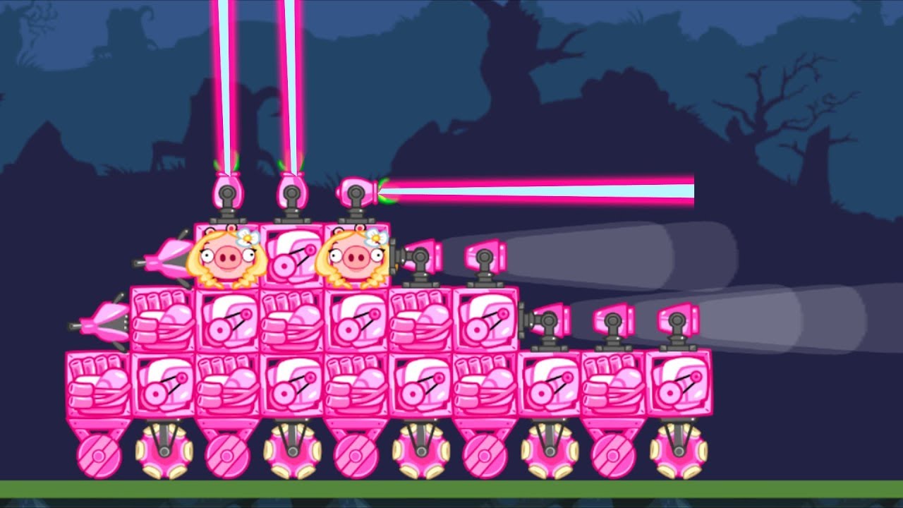 Bad Piggies - SILLY PINK TANK AND INTERESTING PINK INVENTIONS!!
