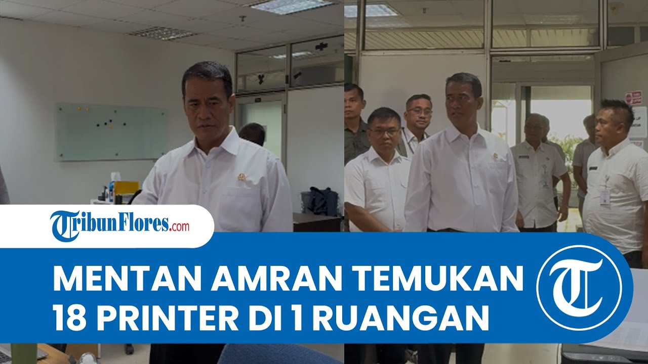 Mentan Amran Sulaiman Kaget Temukan 18 Printer di Satu Ruangan: Tegur Keras Inefisiensi Anggaran