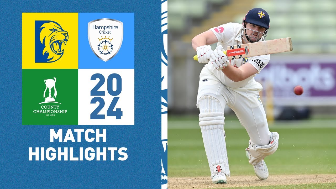 📲 Alex Lees leads Durham reply after Hampshire pass 500 | HIGHLIGHTS