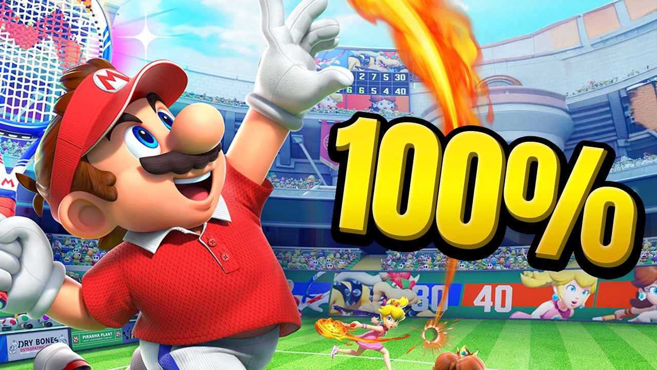 Me pasé el Mario Tennis Fever al 100%