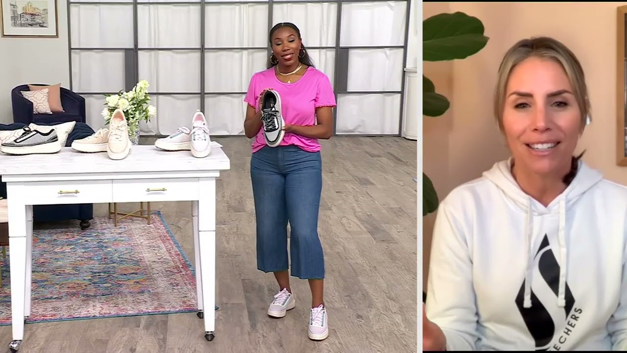 Skechers Cordova Saw Vegan Lace-Up Court Sneakers - Day Off on QVC