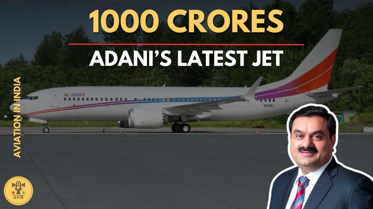 Inside Gautam Adani’s ₹1000 Crore Private Jet - Boeing 737 MAX 8 BBJ | In 3 Minutes