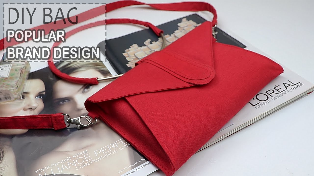 Элегантная сумка-кошелек своими руками 2021 года😍👜 Идея без лишних трат ✂️ Текстильная сумка свои...