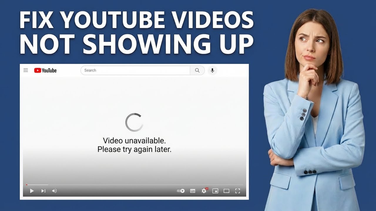 How To Fix YouTube Videos Not Showing Up (Search, Channel, Feed)