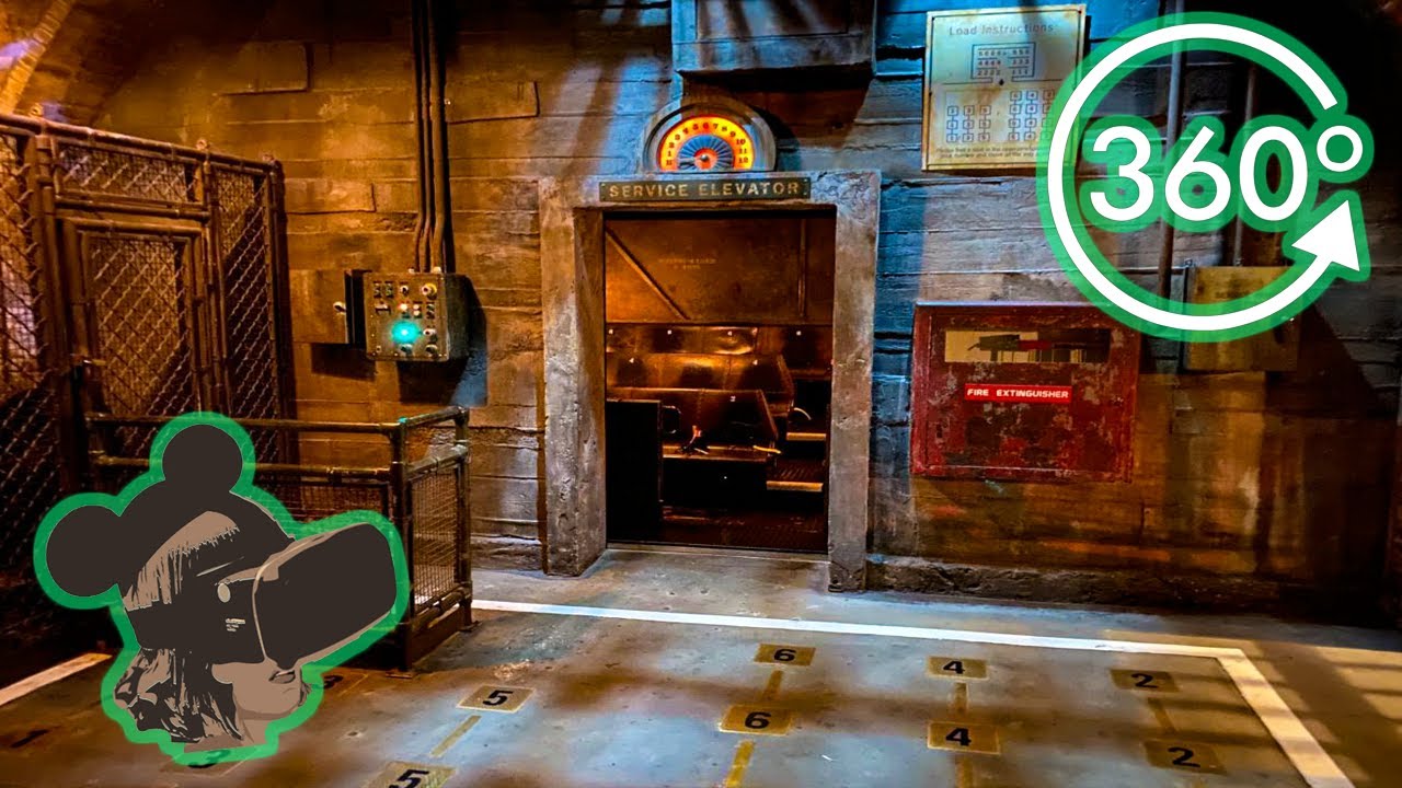 360º Ride on The Twilight Zone Tower of Terror at Disney's Hollywood Studios