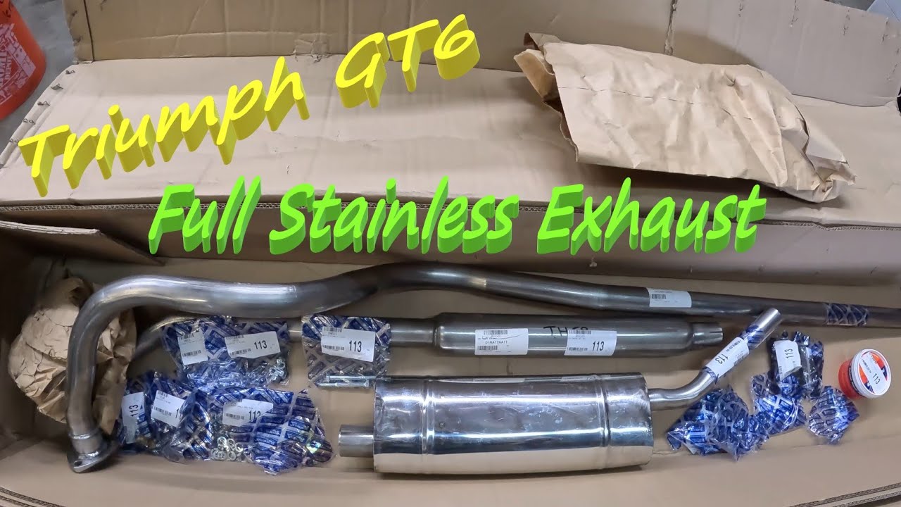'68 Triumph GT6 - Full Stainless Exhaust Install - Not So Bolt On...  -  DIY