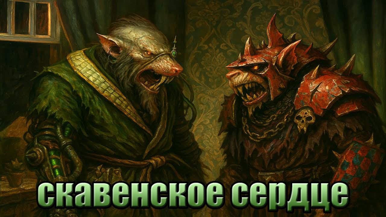 Собачье сердце. Warhammer Fantasy. Икит Клешня и Квик Головогрыз строят планы по захвату мира.