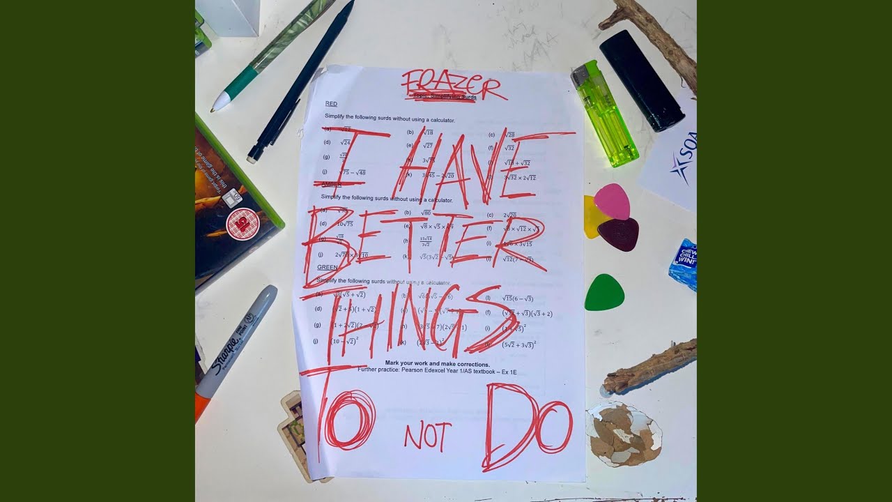 I Have Better Things to Not Do