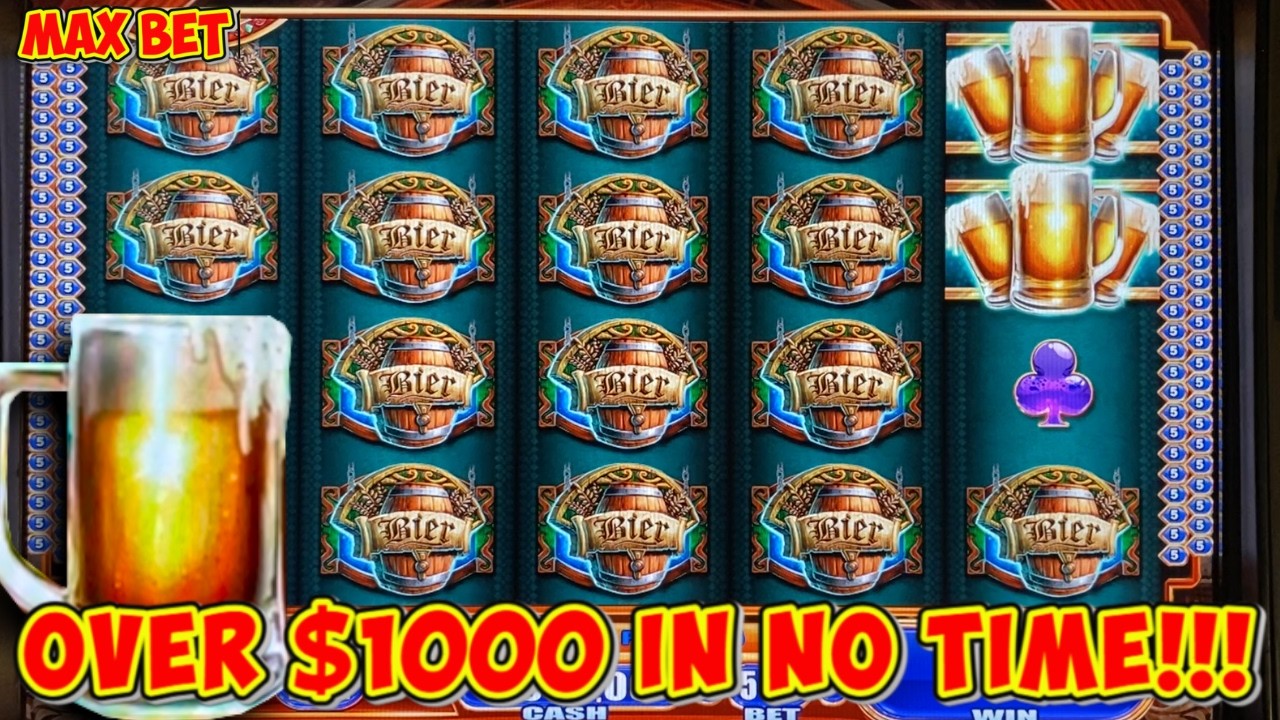💖БА-БАХ! КРЕДИТЫ ВЗЛЕТЕЛИ ДО $1000 при ставках $10 в слоте Bier Haus! Классика от WMS, МАКСИМАЛЬН...