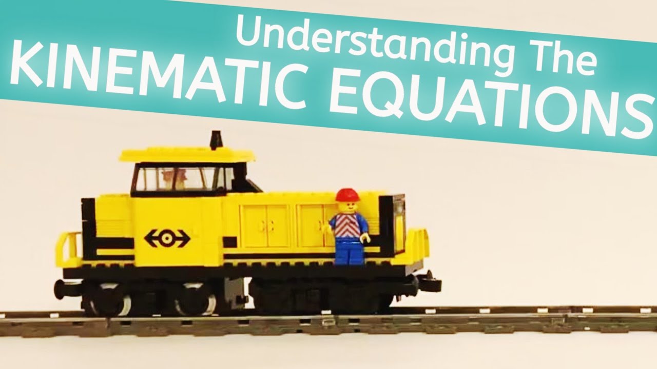Where Do the KINEMATIC EQUATIONS Come From?  (Using LEGO)