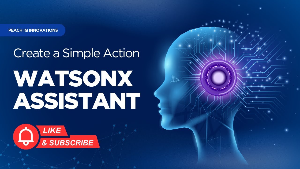 How To Create a Simple Action on watsonx Assistant | Quick Tutorial | Peach iQ Innovations