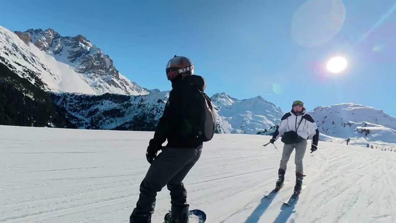 Ski Trip Val Thorens - France - Drone 4K Cinematics + Osmo Action 5 Pro