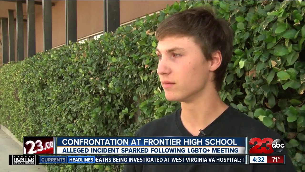 KHSD investigating after Frontier High's LGBTQ support group reportedly confronted with MAGA flags
