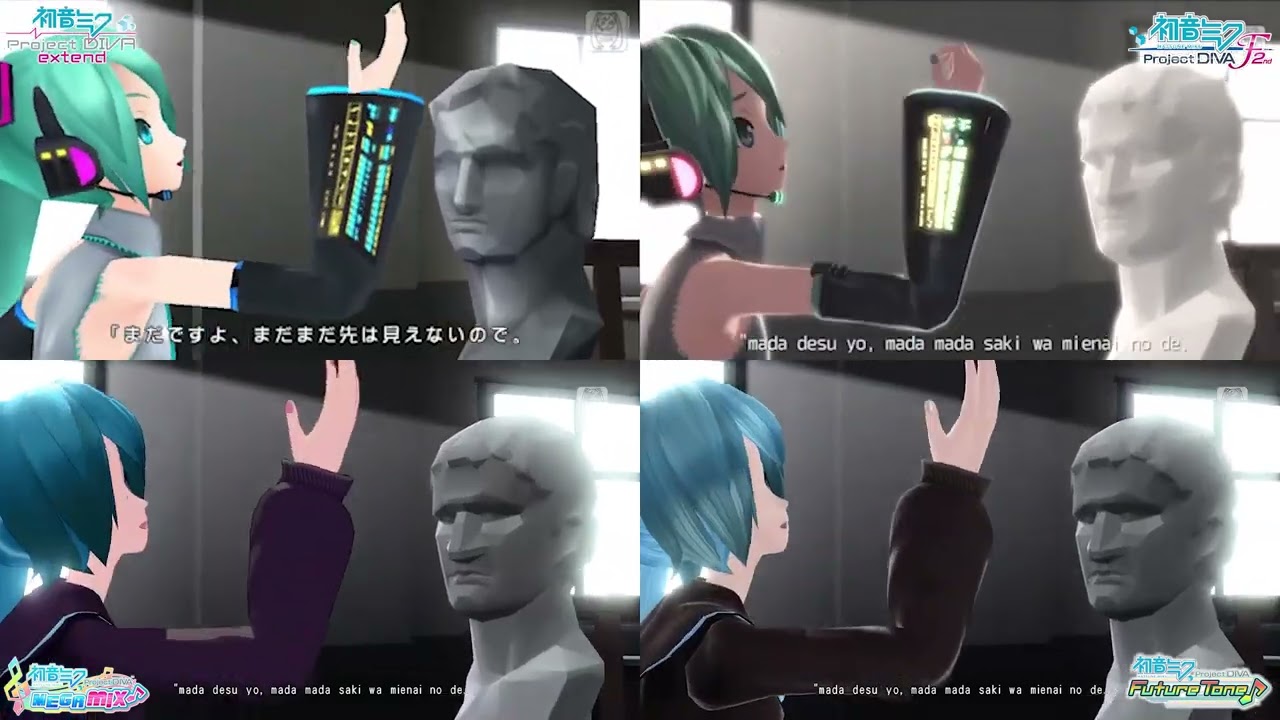 Hatsune Miku: Project Diva COMPARISON [ROLLING GIRL] 60FPS
