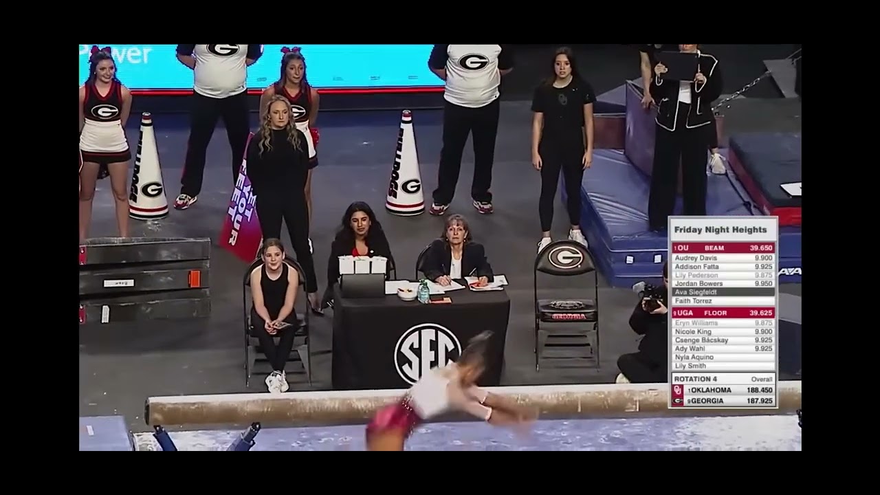 Oklahoma Sooners Gymnastics 2025 — 7 Rings 