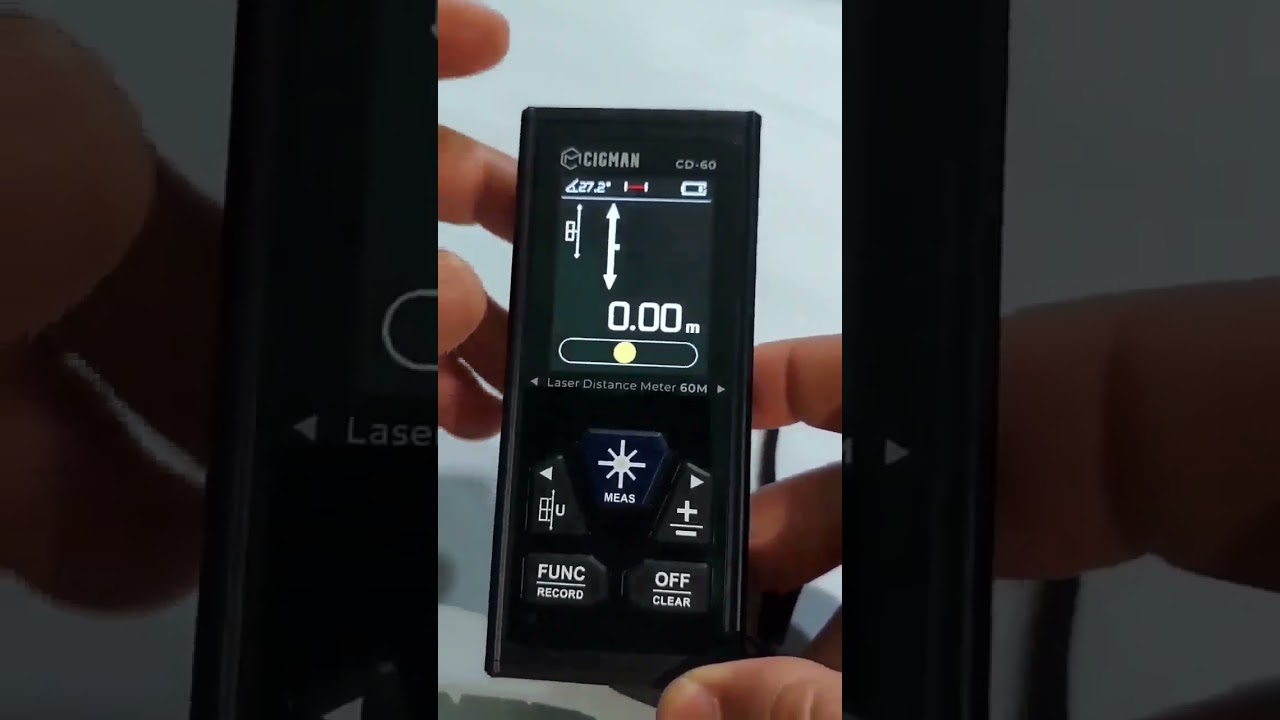 Trena a laser Cigman cd 60 mede at&eacute; 120 metros #shorts #ferramentas