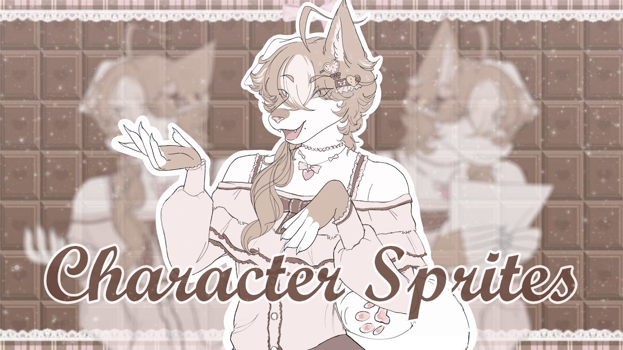 How I made my character sprites! | speedpaint + yapping