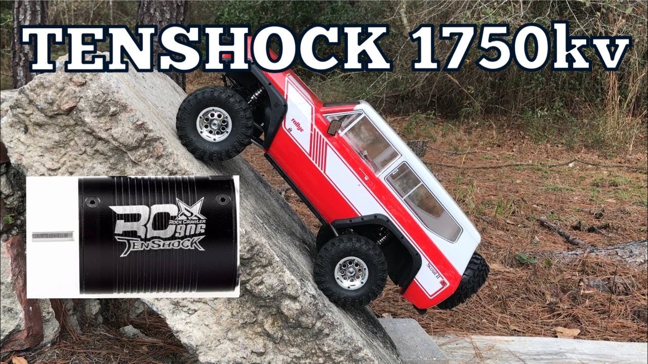 Redcat Gen8 Scout with Tenshock 1750kv brushless motor
