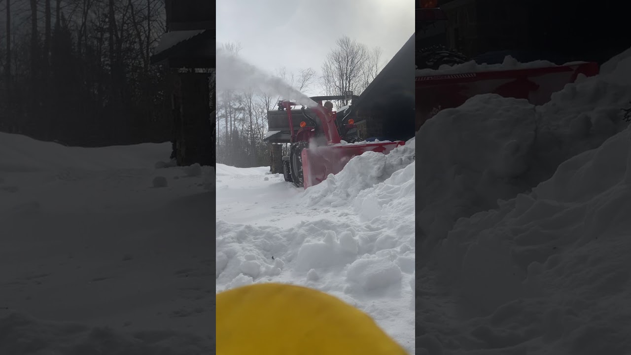 Snowblower 72in pronovost on Massey Ferguson 1533
