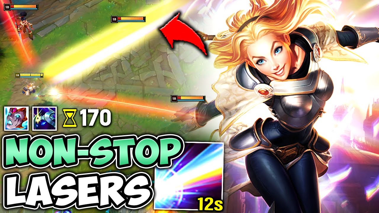 Lux but I have 170 ability haste and my Laser has no cooldown
