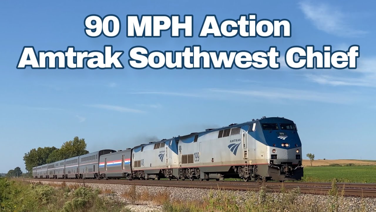 NONSTOP Amtrak Action - Southwest Chief in Missouri