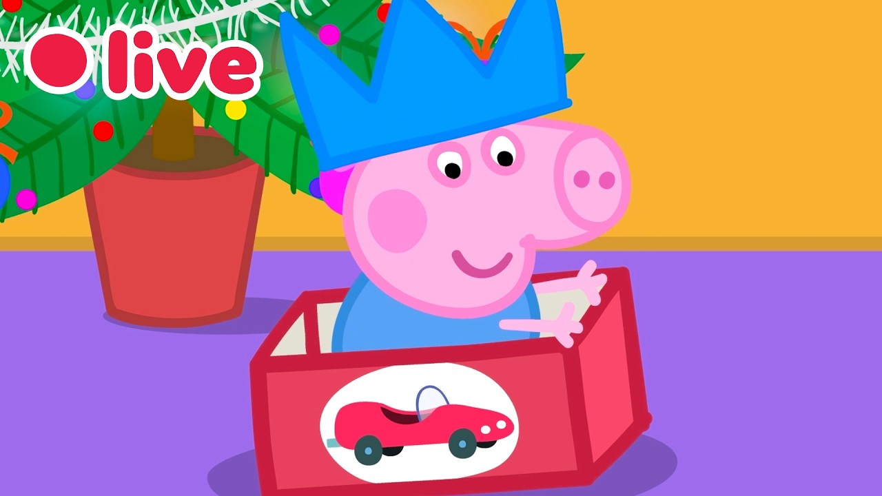 🔴 LIVE Peppa Pig Christmas Episodes! 🎄 Peppa Pig Full Episodes ☃️ Peppa Pig at Christmas