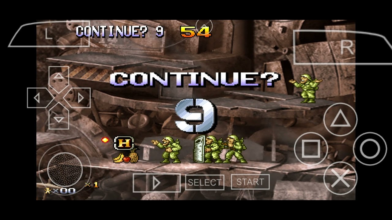 Metal slug XX Leona Gameplay and test PPSSPP android 4gb ram